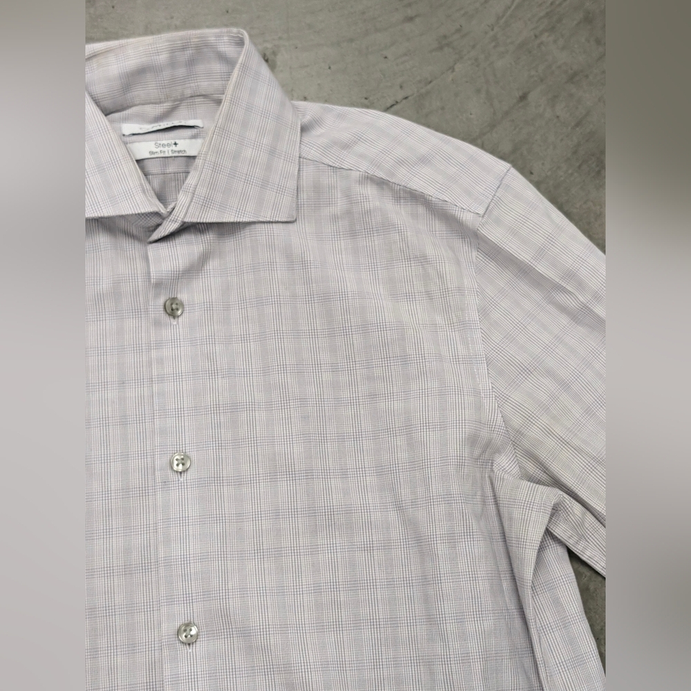 ·Calvin Klein Long Sleeve Button Down Shirt, 14.5 32/33
